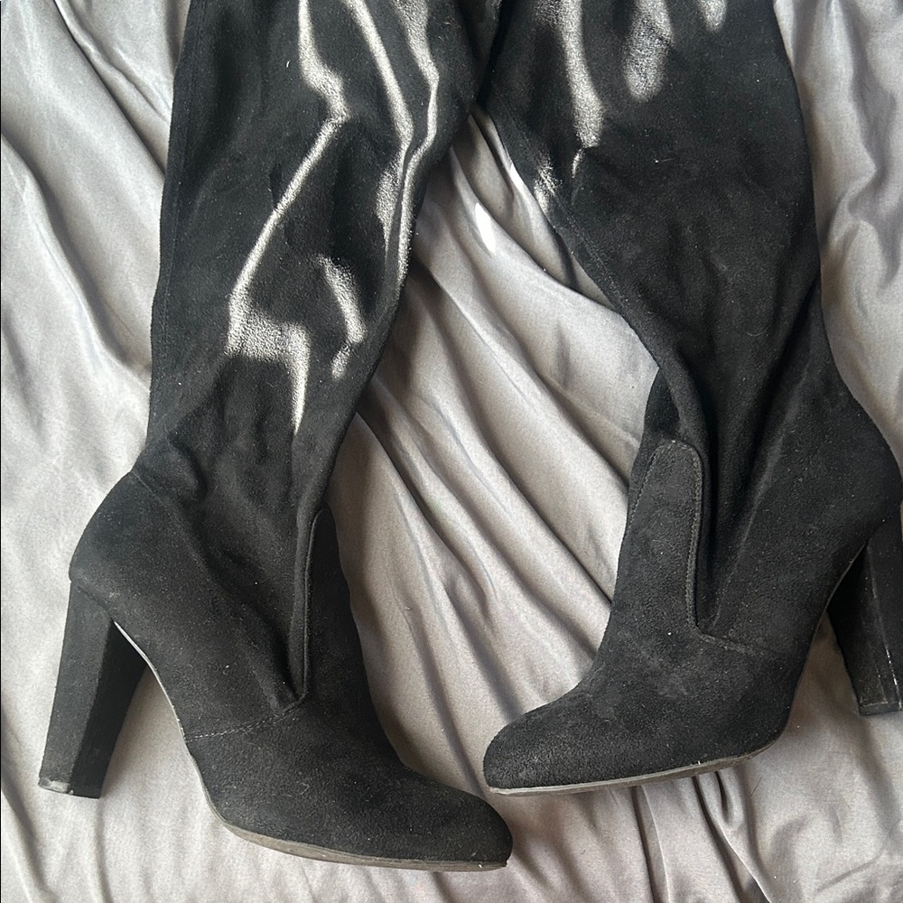 Black Women's Heeled Boots